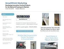 Tablet Screenshot of growthpointmarketing.com